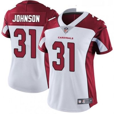 Womens Nike Arizona Cardinals 31 David Johnson White Vapor Untouchable Limited Player NFL Jersey