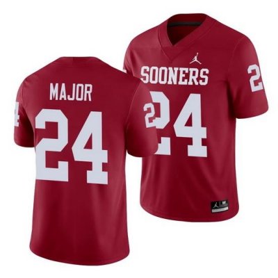 Oklahoma Sooners Marcus Major Crimson Alumni Men'S Jersey