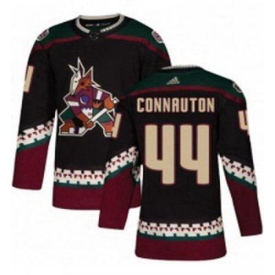 Youth Adidas Arizona Coyotes 44 Kevin Connauton Premier Black Alternate NHL Jersey