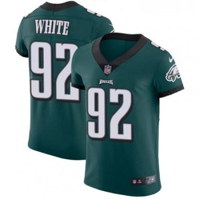 Mens Nike Philadelphia Eagles 92 Reggie White Midnight Green Team Color Vapor Untouchable Elite Player NFL Jersey