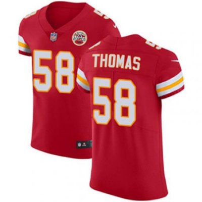 Nike Chiefs #58 Derrick Thomas Red Team Color Mens Stitched NFL Vapor Untouchable Elite Jersey