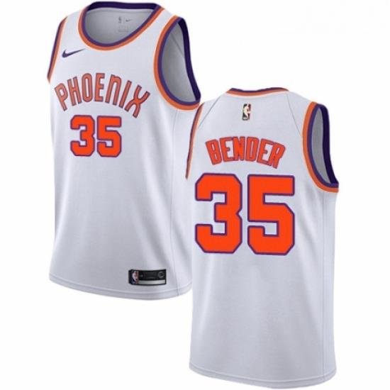 Mens Nike Phoenix Suns 35 Dragan Bender Swingman NBA Jersey Association Edition