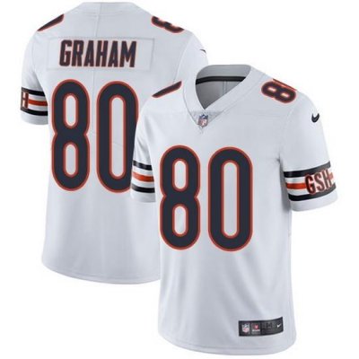 Nike Bears 80 Jimmy Graham White Men Stitched NFL Vapor Untouchable Limited Jersey