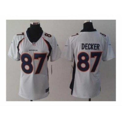 Nike Women Jerseys Denver Broncos #87 Eric Decker White[neW]