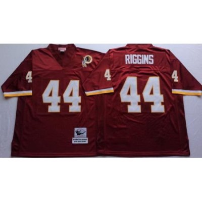 Mitchell And Ness Redskins #44 John Riggins Red Throwback Stitched NFL Jersey