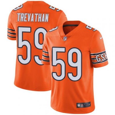 Nike Bears #59 Danny Trevathan Orange Mens Stitched NFL Limited Rush Jersey