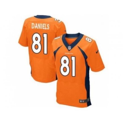 Youth Nike Denver Broncos 81 Owen Daniels Orange NFL Jersey