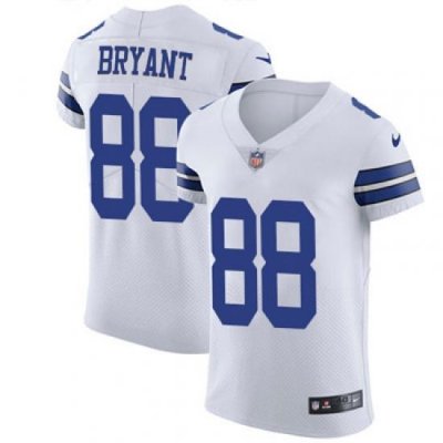 Nike Cowboys #88 Dez Bryant White Mens Stitched NFL Vapor Untouchable Elite Jersey