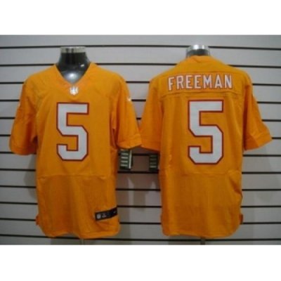 Nike Tampa Bay Buccaneers 5 Josh Freeman Orange Elite NFL Jersey