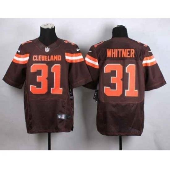 nike nfl jerseys cleveland browns 31 whitner brown[Elite][new style]