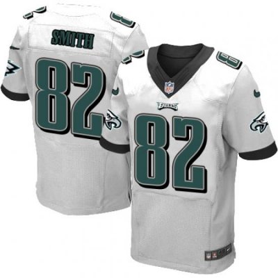 Nike Eagles #82 Torrey Smith White Mens Stitched NFL New Elite Jersey