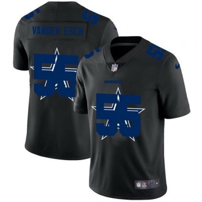 Dallas Cowboys 55 Leighton Vander Esch Men Nike Team Logo Dual Overlap Limited NFL Jersey Black