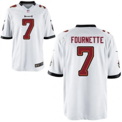 Men Tampa Bay Buccaneers Leonard Fournette 7 White Nike Vapor Limited Jersey