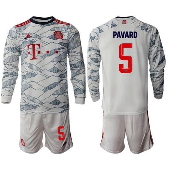 Men Bayern Long Sleeve Soccer Jerseys 535