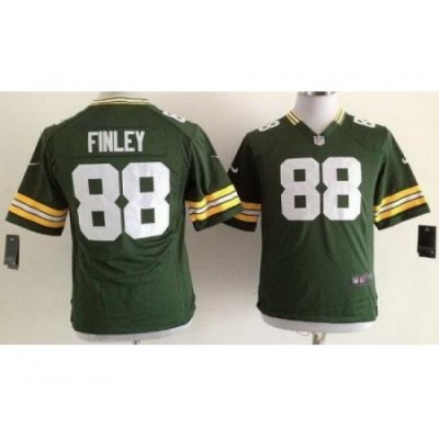 Youth Nike Green Bay Packers 88 Jermichael Finley Green NFL Jerseys