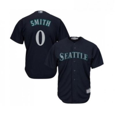 Youth Seattle Mariners 0 Mallex Smith Replica Navy Blue Alternate 2 Cool Base Baseball Jersey