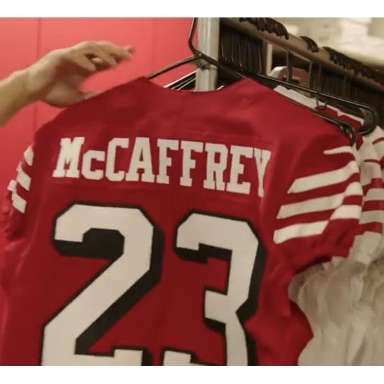 Men San Francisco 49ers Christian McCaffrey Nike Red Vapor Untouchable Limited Stitched Jersey