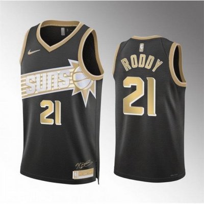 Men Phoenix Suns 21 David Roddy Black 2024 Select Series Stitched Basketball Jersey