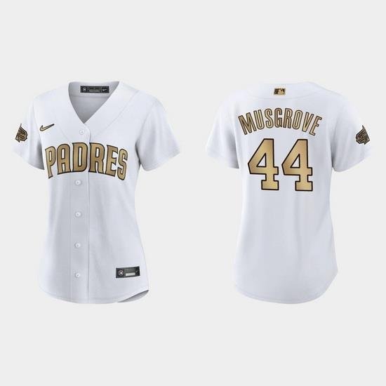 Women San Diego Padres Joe Musgrove 2022 Mlb All Star Game Replica White Jersey