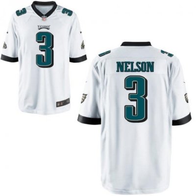 Men Philadelphia Eagles 3 Steven nelson White Limited jersey