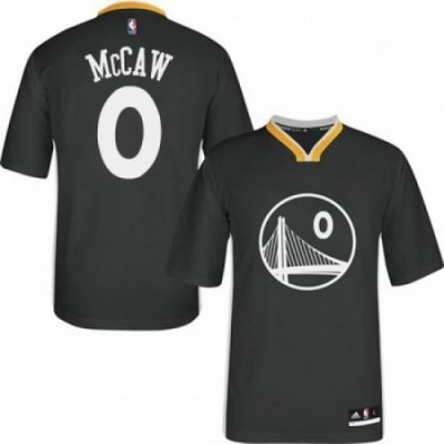 Mens Adidas Golden State Warriors 0 Patrick McCaw Authentic Black Alternate NBA Jersey