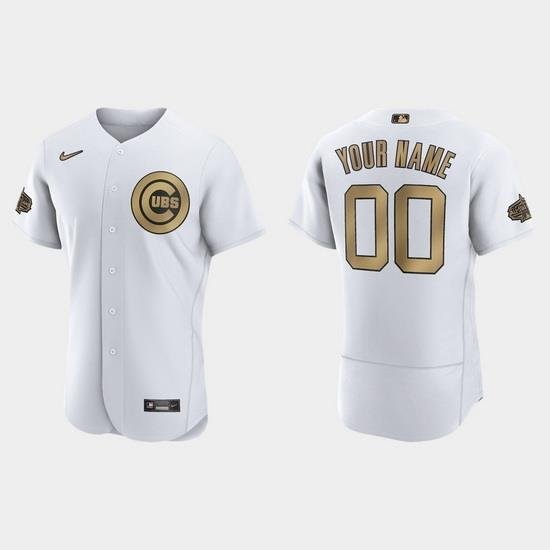 Men Women Youth Custom Chicago Cubs 2022 Mlb All Star Game Authentic White Jersey