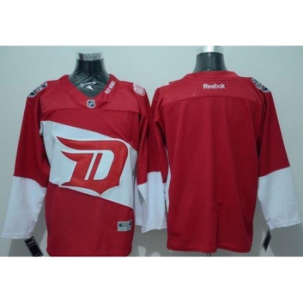 Red Wings Blank Red 2016 Stadium Series Stitched NHL Jersey