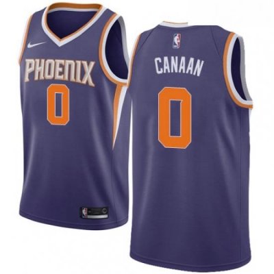 Youth Nike Phoenix Suns 0 Isaiah Canaan Swingman Purple NBA Jersey Icon Edition