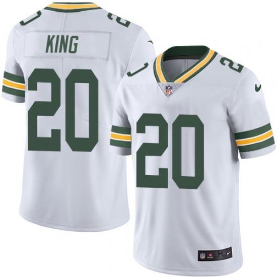 Nike Packers #20 Kevin King White Mens Stitched NFL Vapor Untouchable Limited Jersey