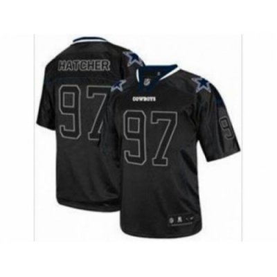 Nike Dallas Cowboys 97 Jason Hatcher black Elite lights out NFL Jersey