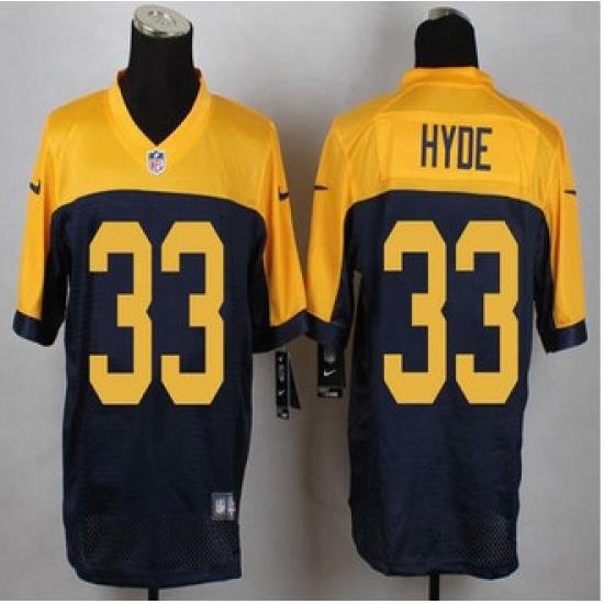 New Green Bay Packers #33 Micah Hyde Navy Blue Alternate Mens Stitched NFL New Elite Jersey