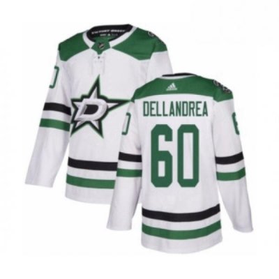 Mens Adidas Dallas Stars 60 Ty Dellandrea Authentic White Away NHL Jersey