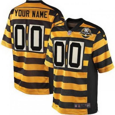 Men Women Youth Toddler All Size Pittsburgh Steelers Customized Jersey 014