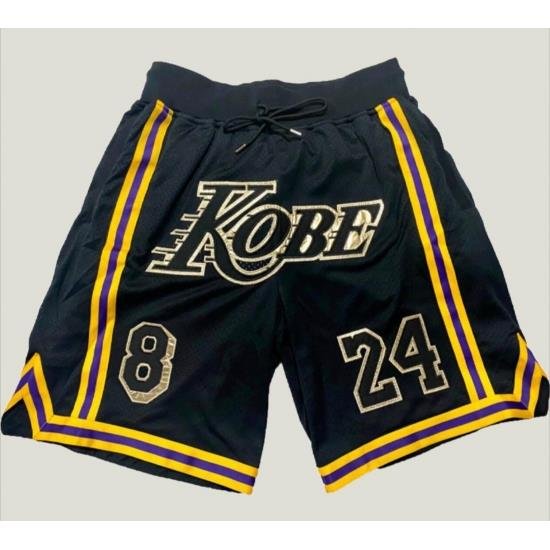 NBA Lakers black Kobe Shorts