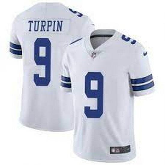 Men Dallas Cowboys 9 KaVontae Turpin White Limited Jersey