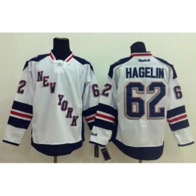 New York Rangers #62 Carl Hagelin White 2014 Stadium Series Stitched NHL Jersey