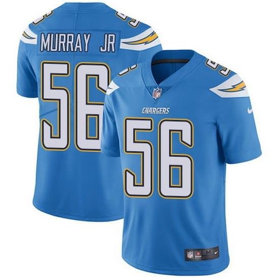 Nike Chargers 56 Kenneth Murray Jr Electric Blue Alternate Men Stitched NFL Vapor Untouchable Limited Jersey