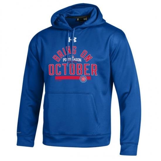 Men Chicago Cubs Royal Men Pullover Hoodie4