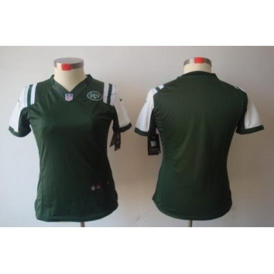 Women NeW York Jets Blank Green Color[NIKE LIMITED Jersey]