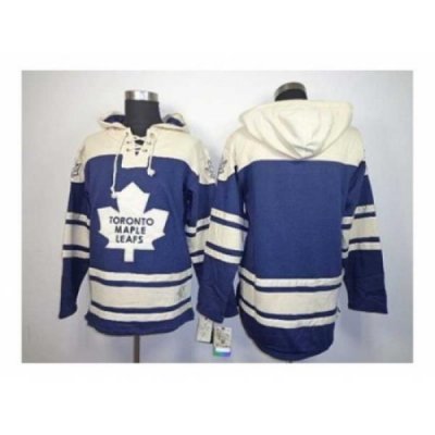 NHL Jerseys Toronto Maple Leafs blank blue-cream[pullover hooded sweatshirt]