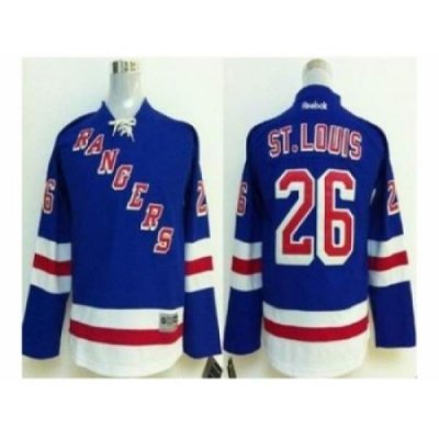 Youth nhl jerseys new york rangers #26 st.louis blue