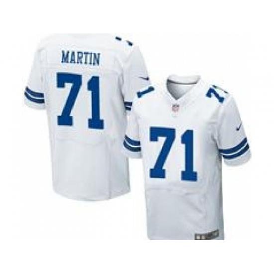 Nike Dallas Cowboys 71 Zack Martin white Elite NFL Jersey