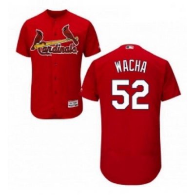 Mens Majestic St Louis Cardinals 52 Michael Wacha Red Alternate Flex Base Authentic Collection MLB Jersey