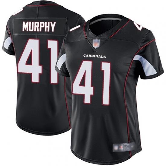 Cardinals 41 Byron Murphy Black Alternate Women Stitched Football Vapor Untouchable Limited Jersey