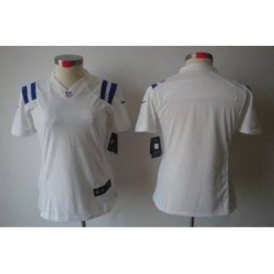 Women Nike Indianapolis Colts Blank White[Women's NIKE LIMITED Jersey]