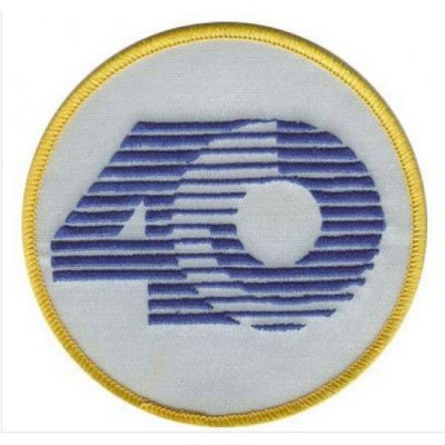 Stitched St.Louis Rams 40th Anniversary Jersey Patch