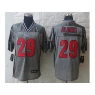 Nike NeW England Patriots 29 LeGarrette Blount Grey Elite Vapor NFL Jersey