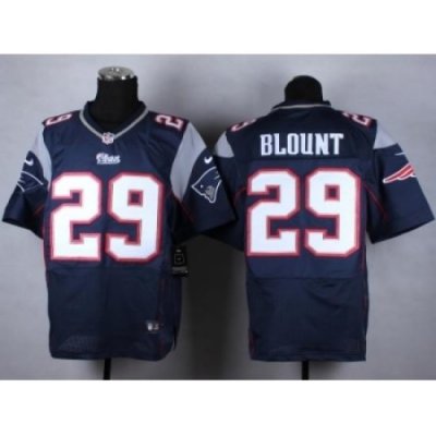 Nike NeW England Patriots 29 LeGarrette Blount Blue Elite NFL Jersey