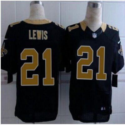 NeW NeW Orleans Saints #21 Keenan LeWis Black Team Color Men Stitched NFL Elite