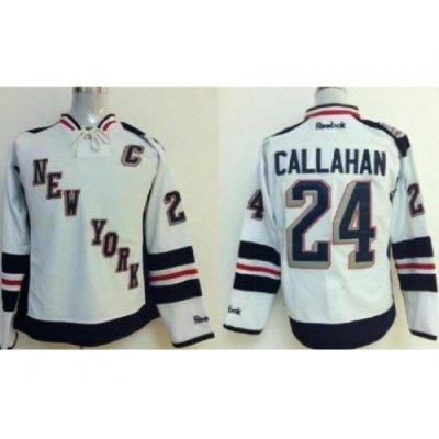 New York Rangers 24 Ryan Callahan White 2014 Stadium Series Jersey